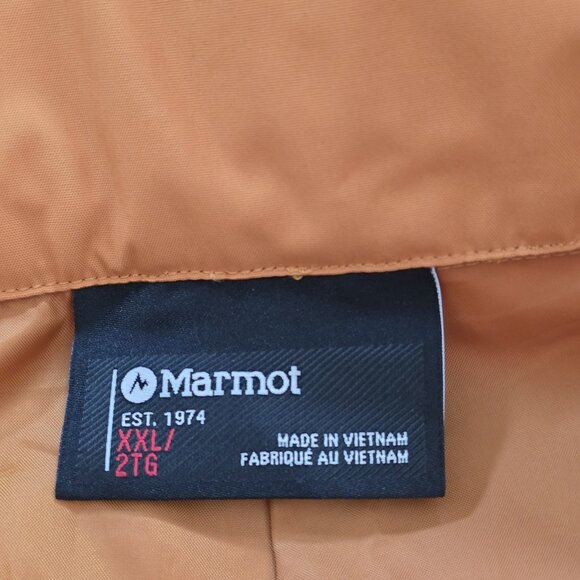 Marmot Snow Pants Mens XXL Orange 11070 Refuge Ski Snowboarding Softshell - Picture 3 of 16